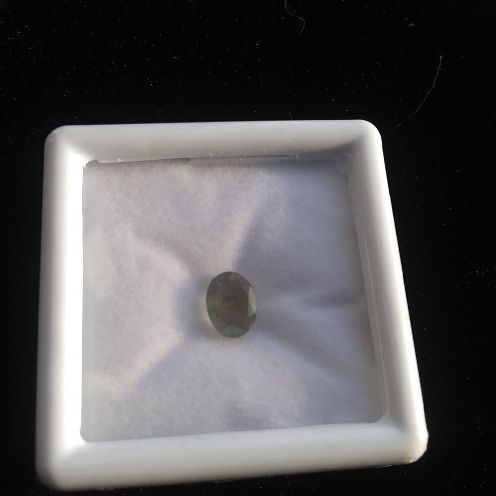 NEW Malagasy Labradorite Gem Stone Faceted Oval 1.14 ctw 8x6mm Gemstone Sealed